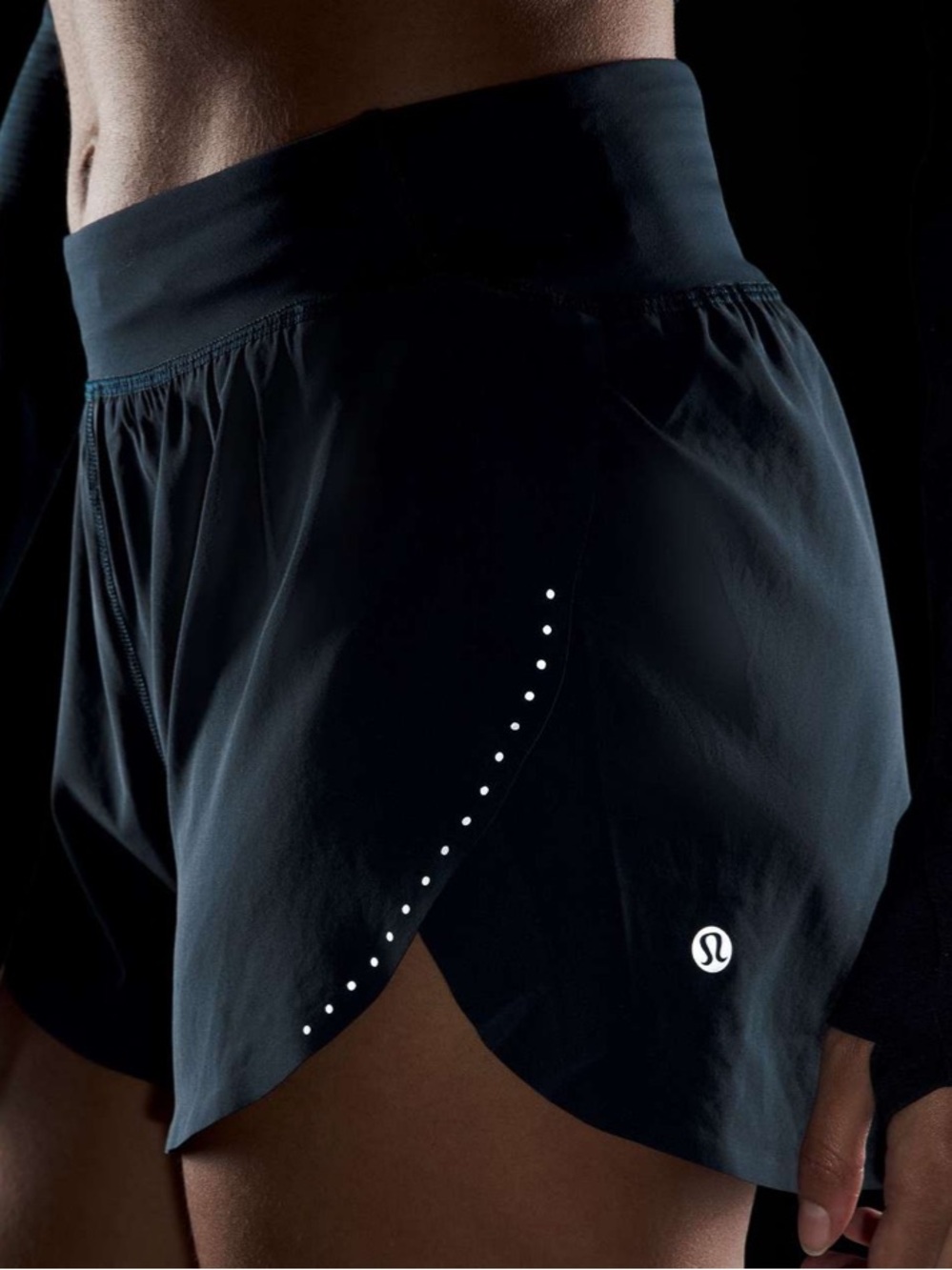 Lululemon NWOT Fast and Free High-Rise Classic-Fit Split Short 3" True Navy